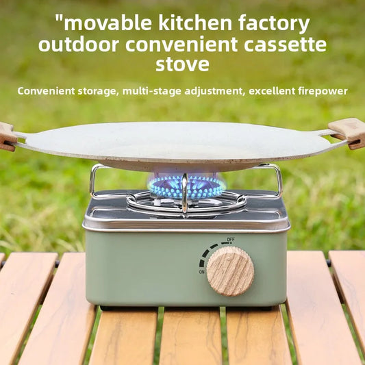 Outdoor Camping Card Stove Portable Gas Cylinder Tea Boiling stove