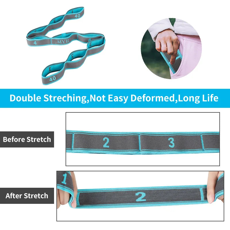 Elastic Yoga Stretching Strap