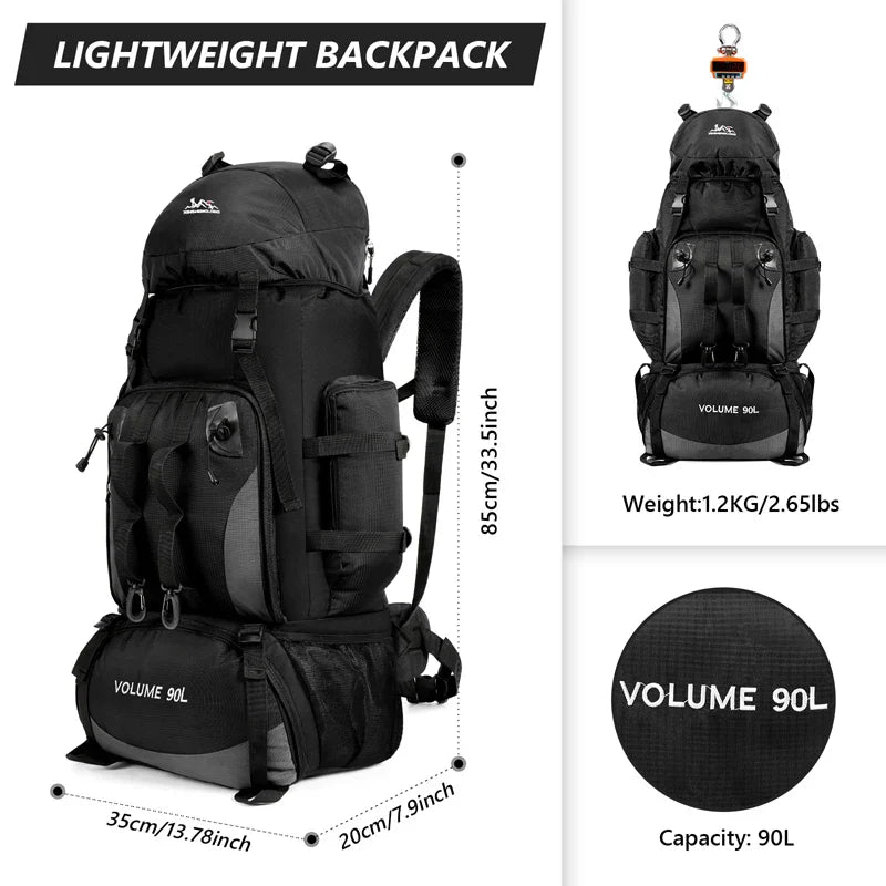 90L Waterproof Hiking