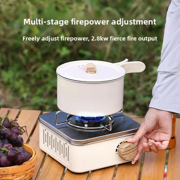 Outdoor Camping Card Stove Portable Gas Cylinder Tea Boiling stove