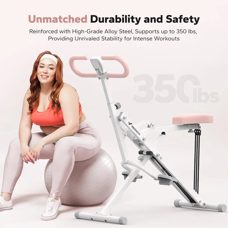 2 in 1 Squat Rowing Machine